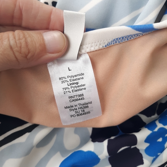 J. Crew Strapless One Piece Swimsuit Large - Picture 4 of 7